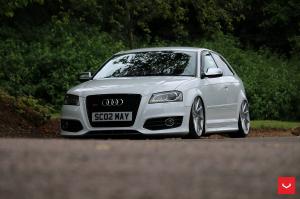 Audi S3 on Vossen Wheels (CVT) 2017 года